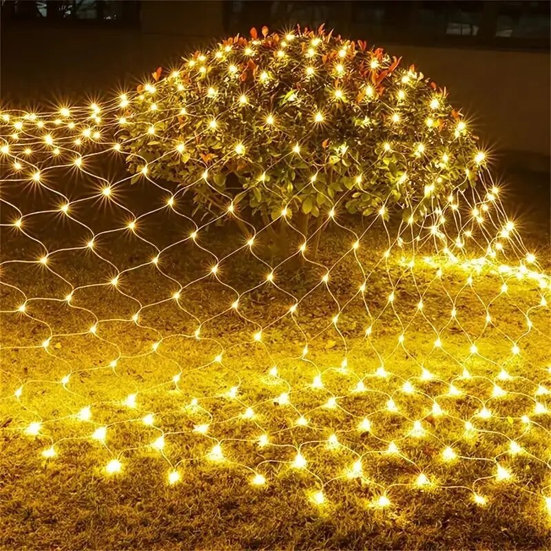 1.5 x 1.5 m - 2.5 x 3.0 m solcelle-LED-netlys
