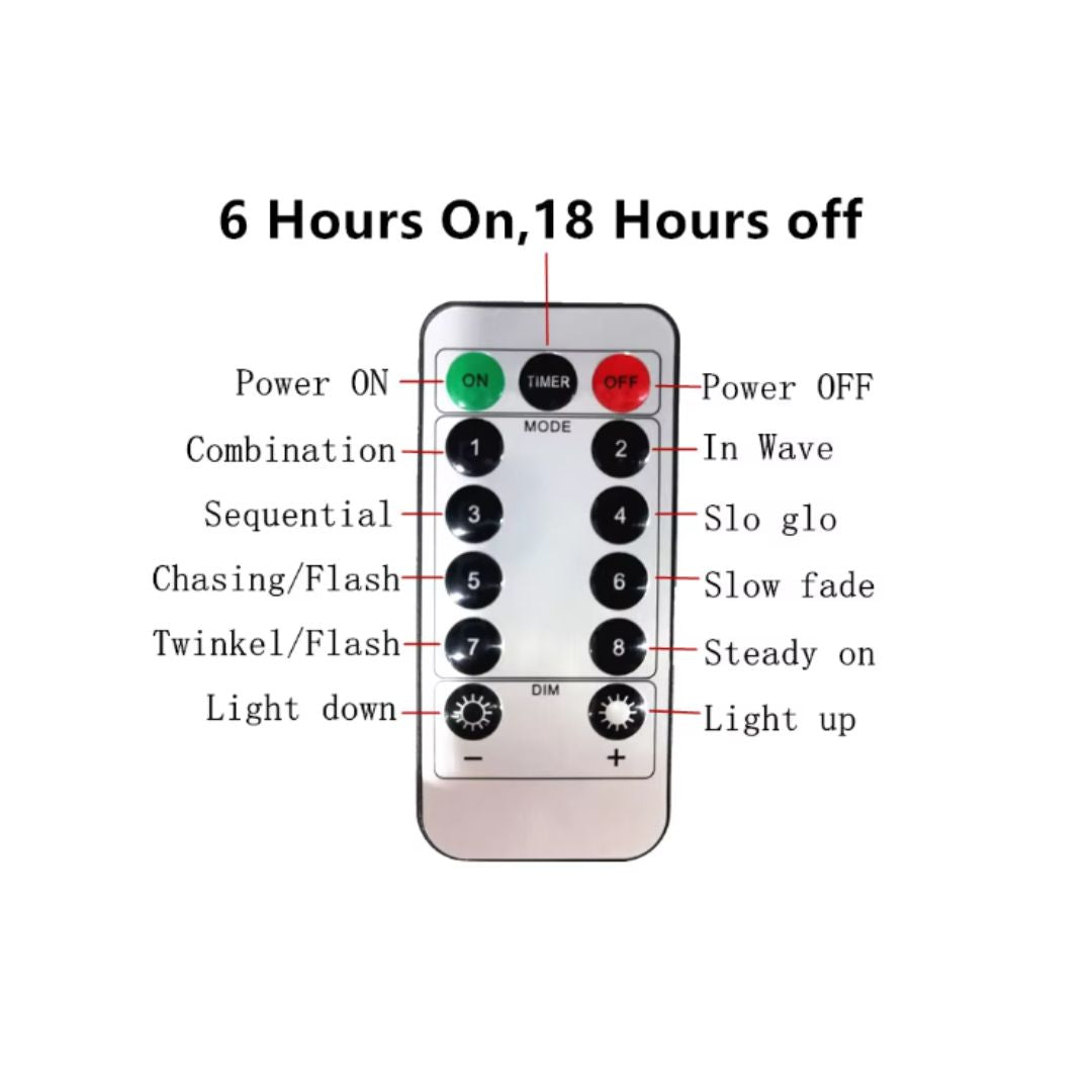 3m dekorativt gardin med LED-lys