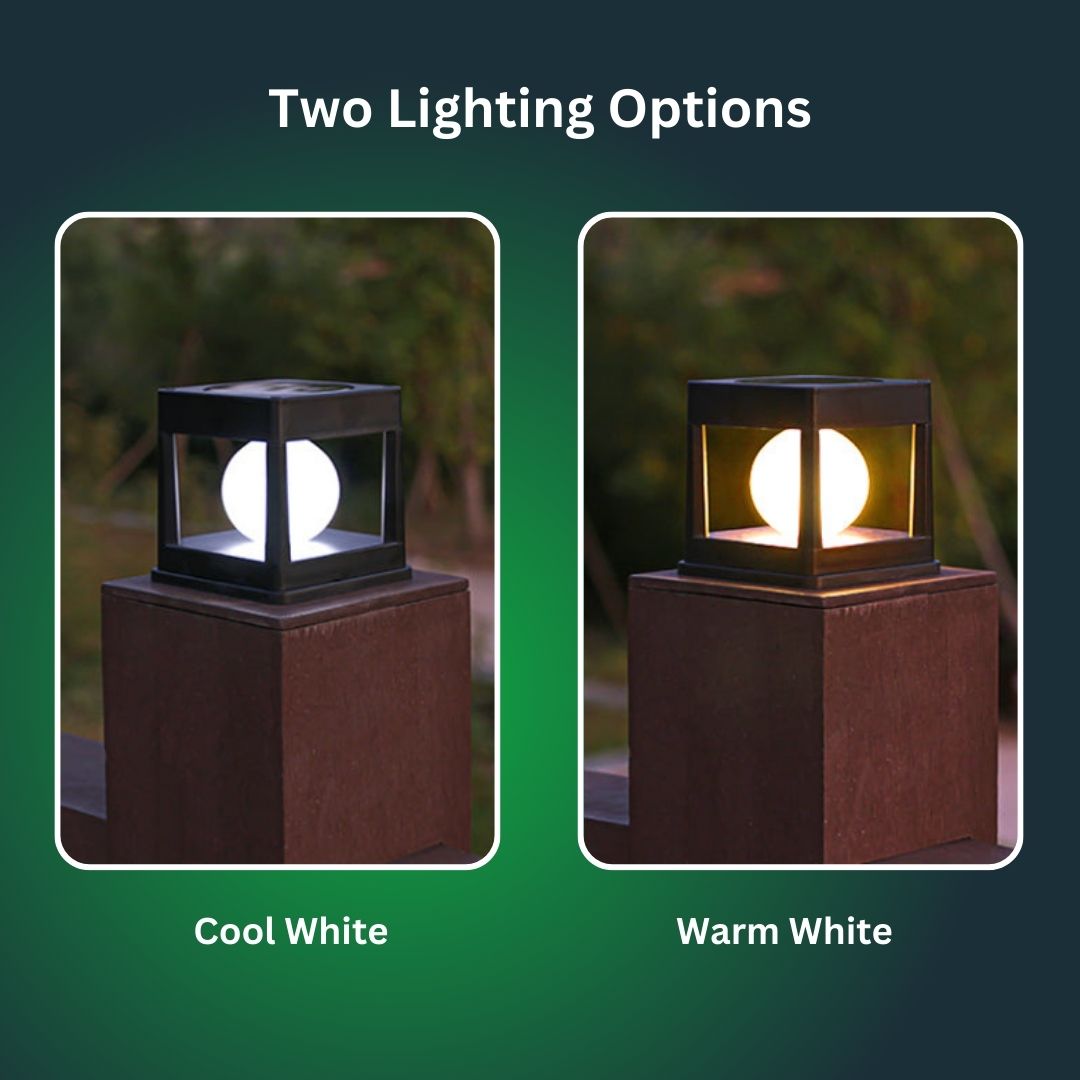 CubeGlow™ - verlichting op zonne-energie voor omheiningen en paden