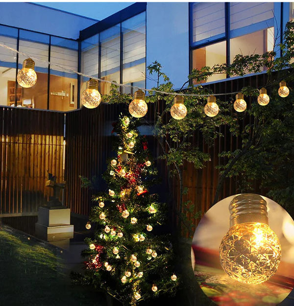 5m-12m solcelle LED-festonelys