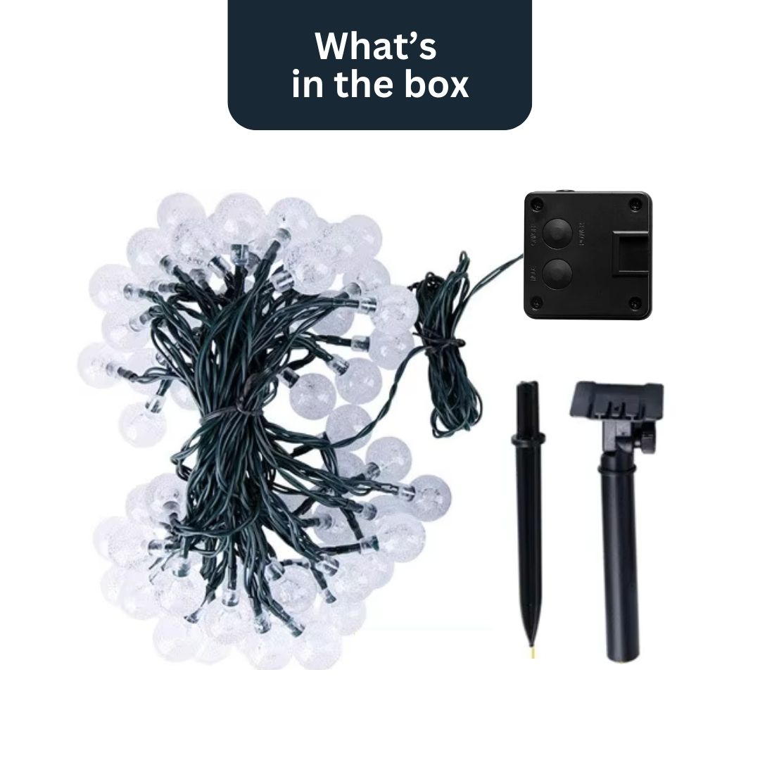 5m-12m solcelle LED-festonelys