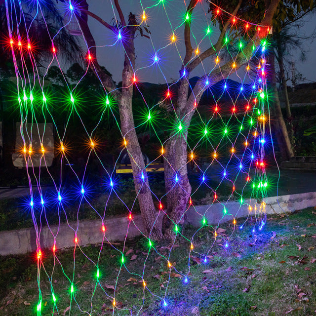1.5 x 1.5 m - 2.5 x 3.0 m solcelle-LED-netlys