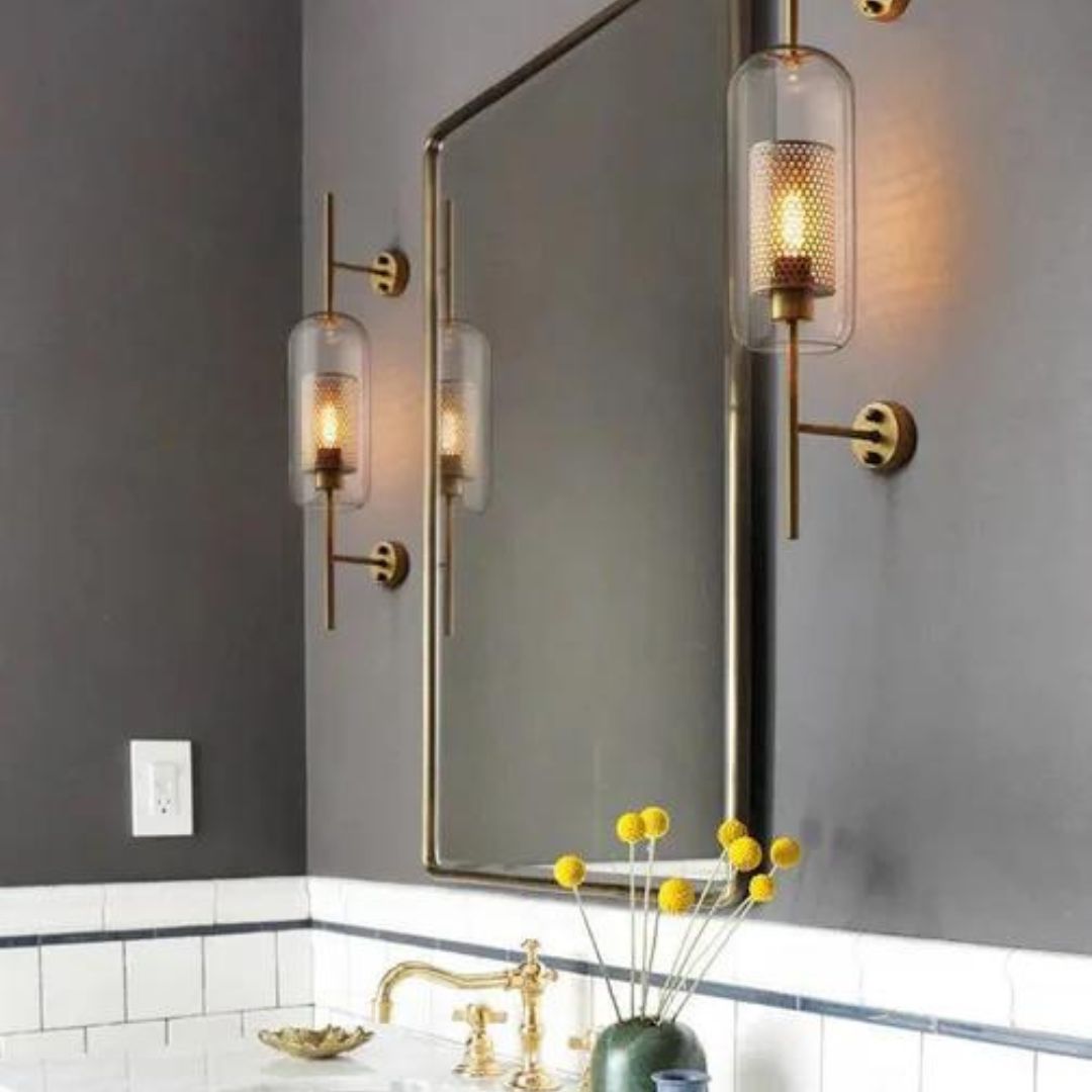 Aether - Moderne væglampe af glas