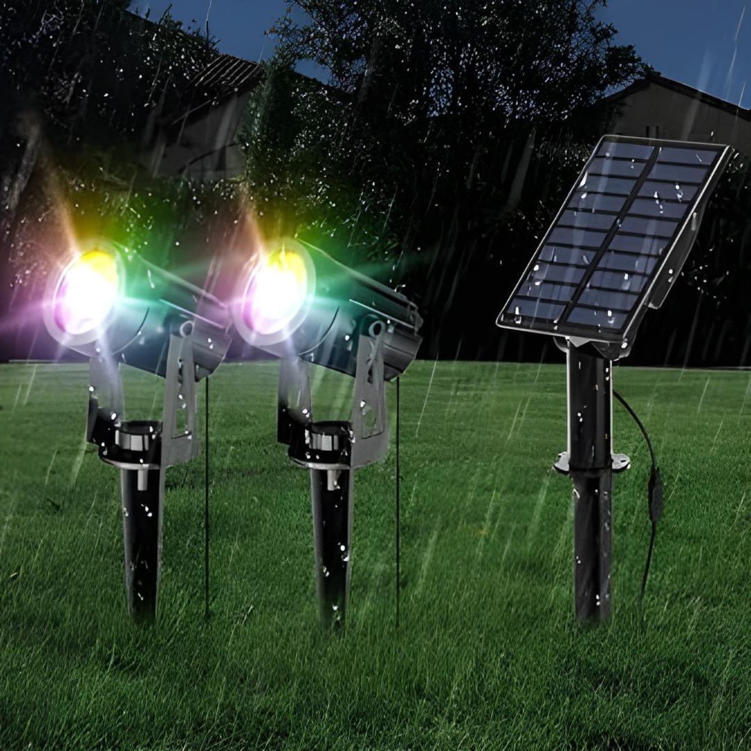 ColourSplash™ - udendørs RGB spotlys-solcellelamper
