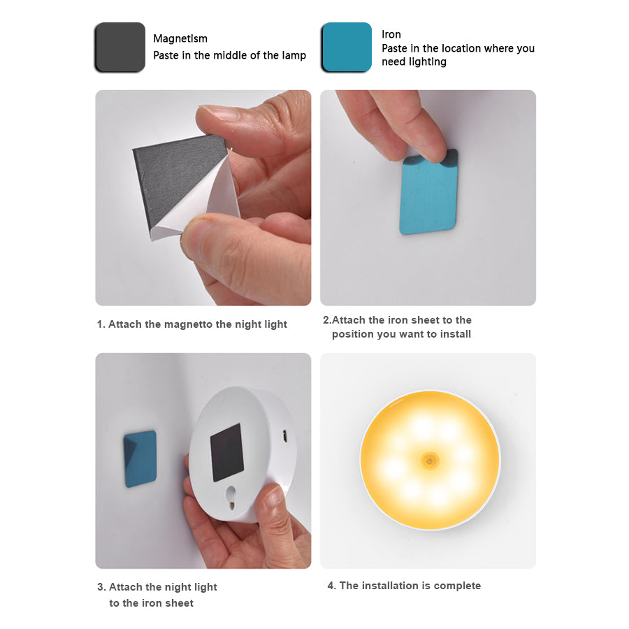 MagniGlow - LED-bevægelseslys