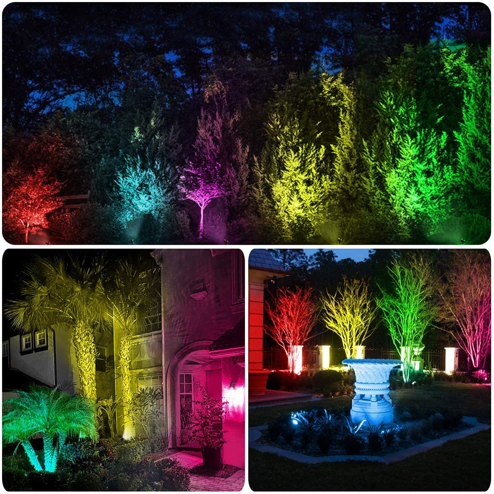 ColourSplash™ - udendørs RGB spotlys-solcellelamper