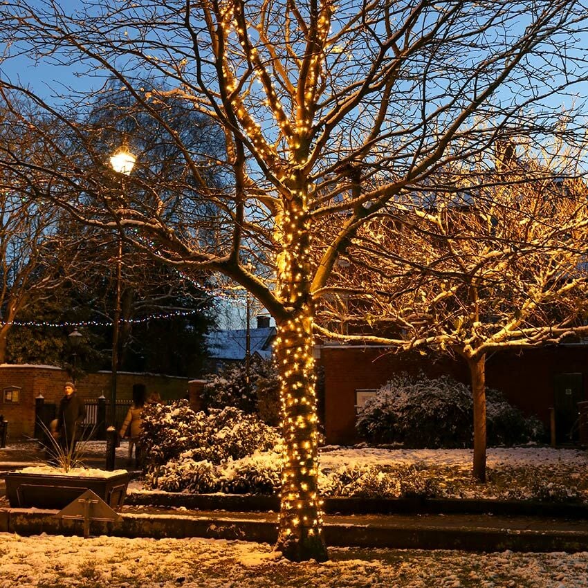 10m-100m tilslutningsbar lyskæde med LED-lys