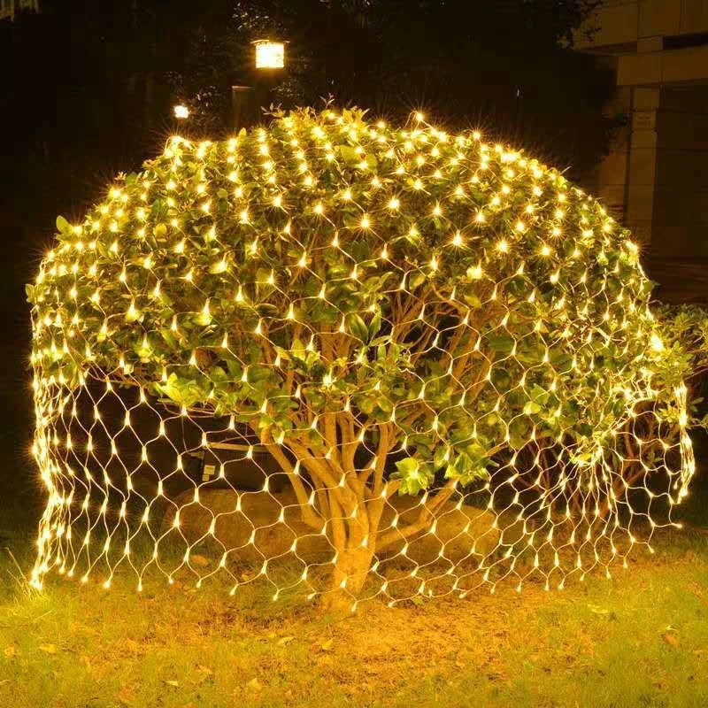 1.5 x 1.5 m - 2.5 x 3.0 m solcelle-LED-netlys