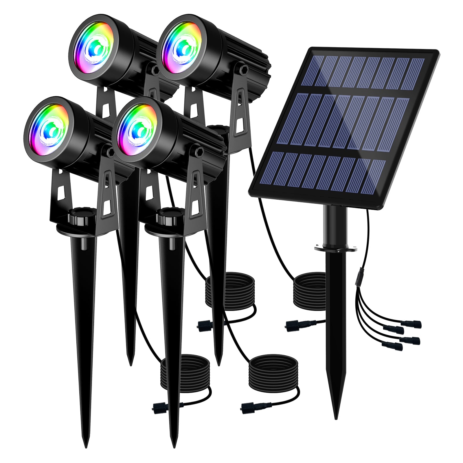 ColourSplash™ - udendørs RGB spotlys-solcellelamper