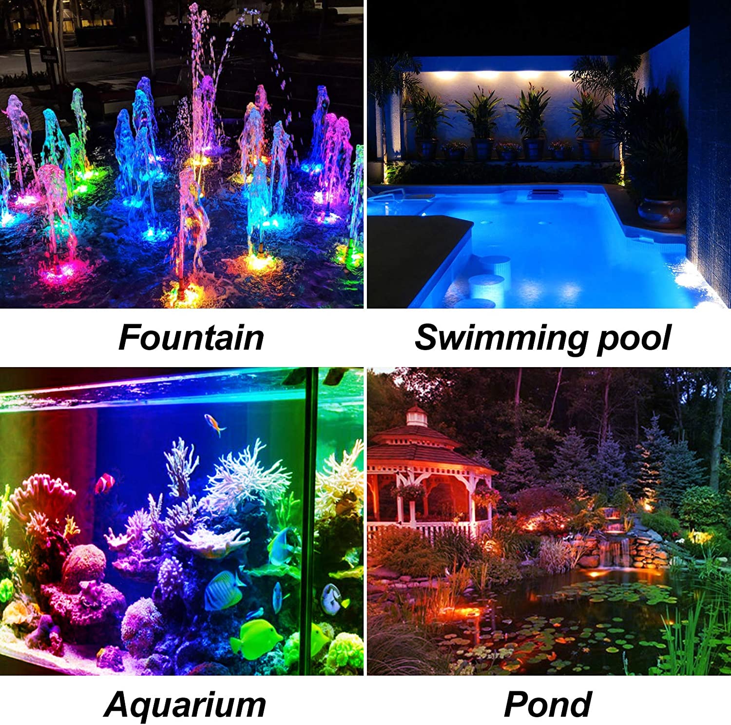 ColourWave™- RGB-sollys til damme og pools