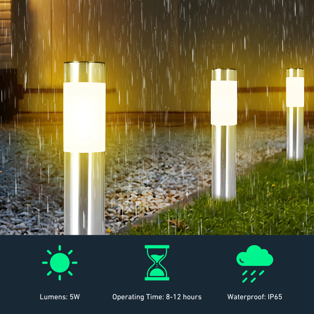 Luminex™ - Elegant solcellelys til pullerter