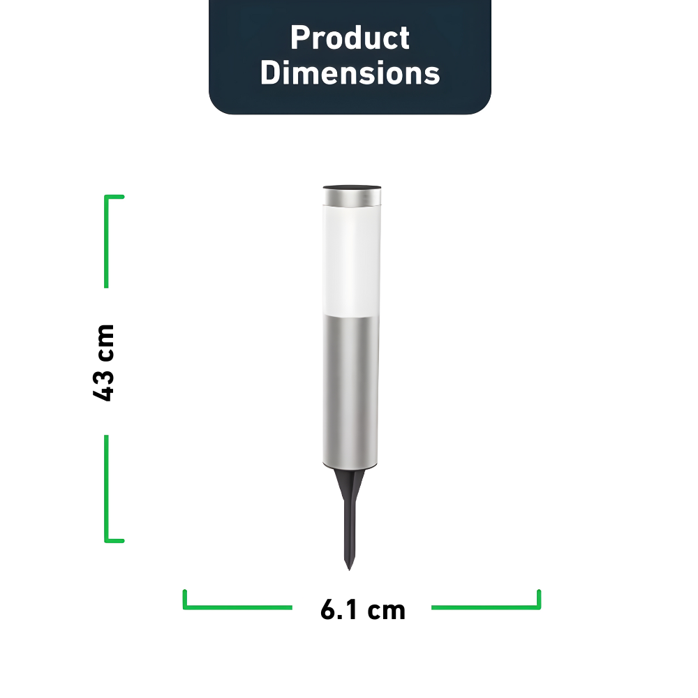 Luminex™ - Elegant solcellelys til pullerter