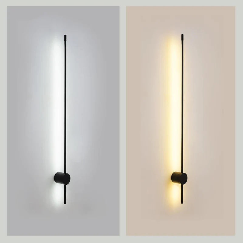Minimalistisk stick-væglampe