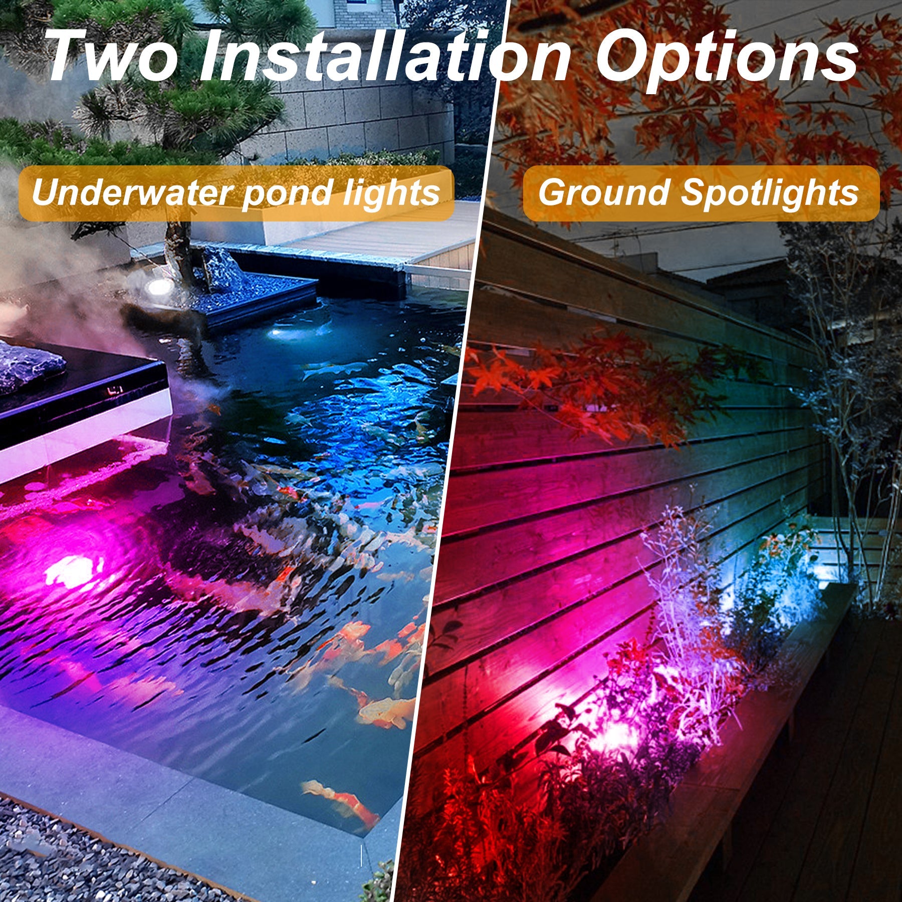 ColourWave™- RGB-sollys til damme og pools