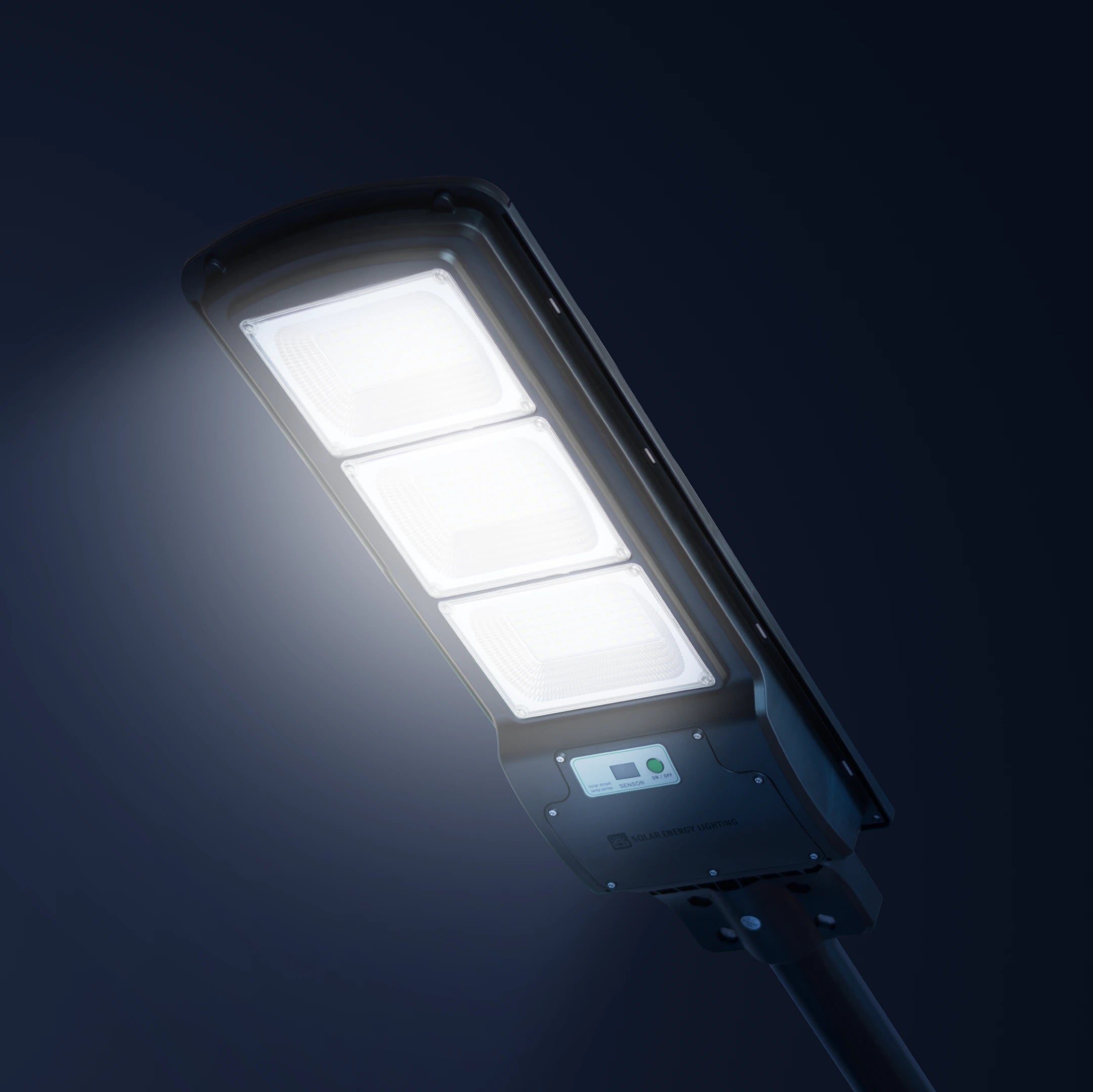 IlluminateSolarMega - 3 Lygter + 1 Gratis 375W/6500 Lumen Ultraklare Solcelle-gadelygter