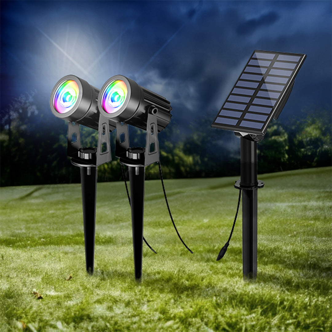 ColourSplash™ - udendørs RGB spotlys-solcellelamper