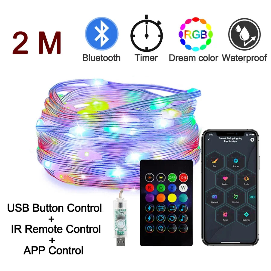 Smart RGB-lyskæde
