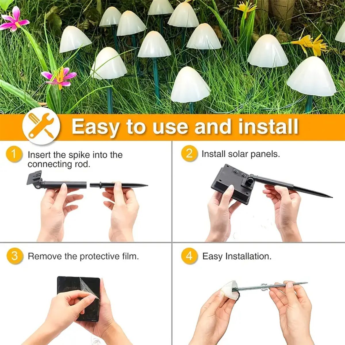 SunShroom™ - paddestoelverlichting op zonne-energie