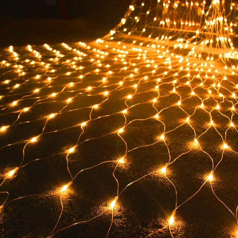1.5 x 1.5 m - 2.5 x 3.0 m solcelle-LED-netlys
