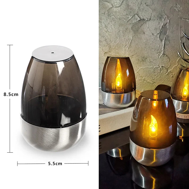 Vandtætte LED-sollys i glas