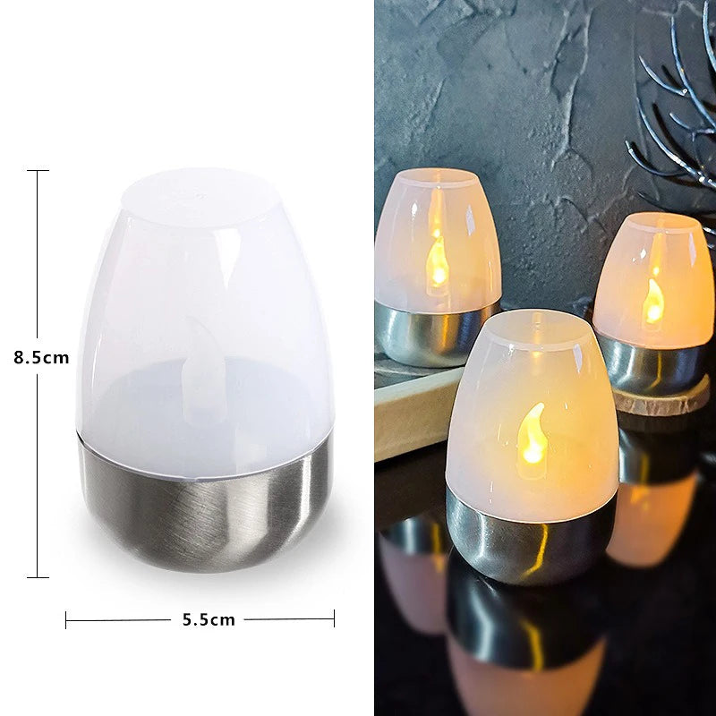 Vandtætte LED-sollys i glas