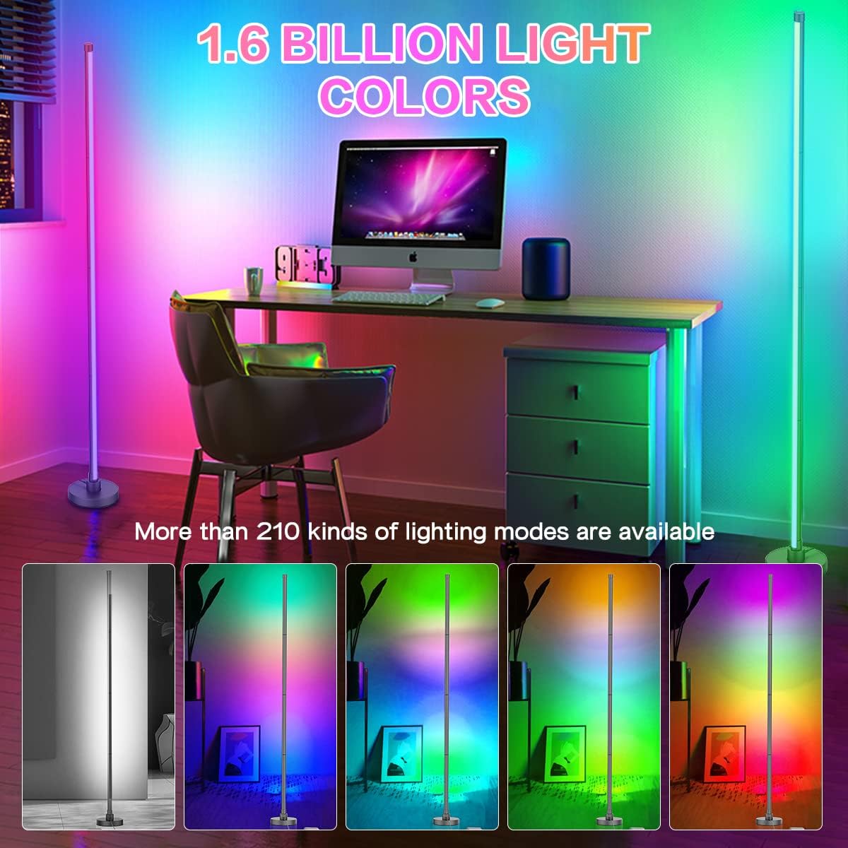 ChromaGlow™ - Smart Gulvlampe