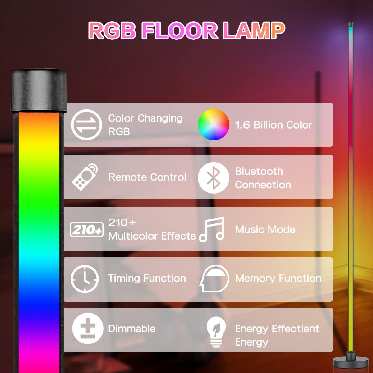 ChromaGlow™ - Smart Gulvlampe