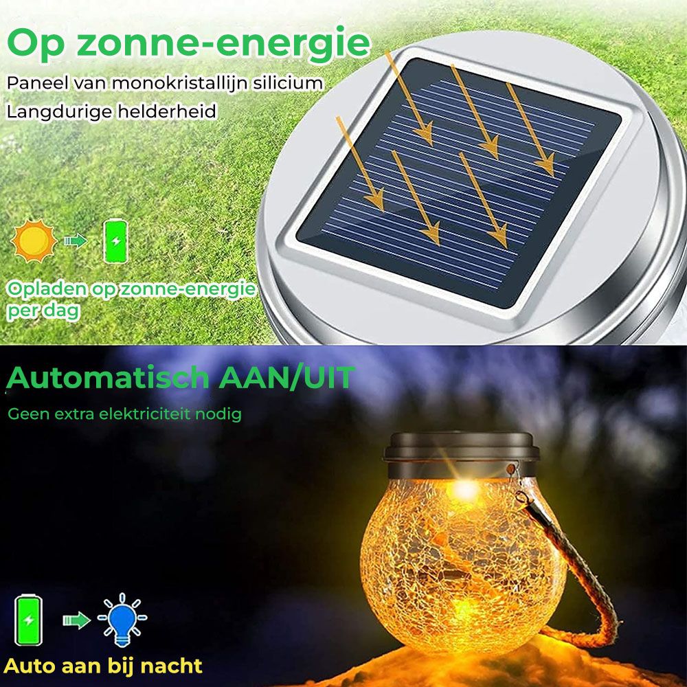 LumiJar™ - hængende solcellelamper til havedekoration