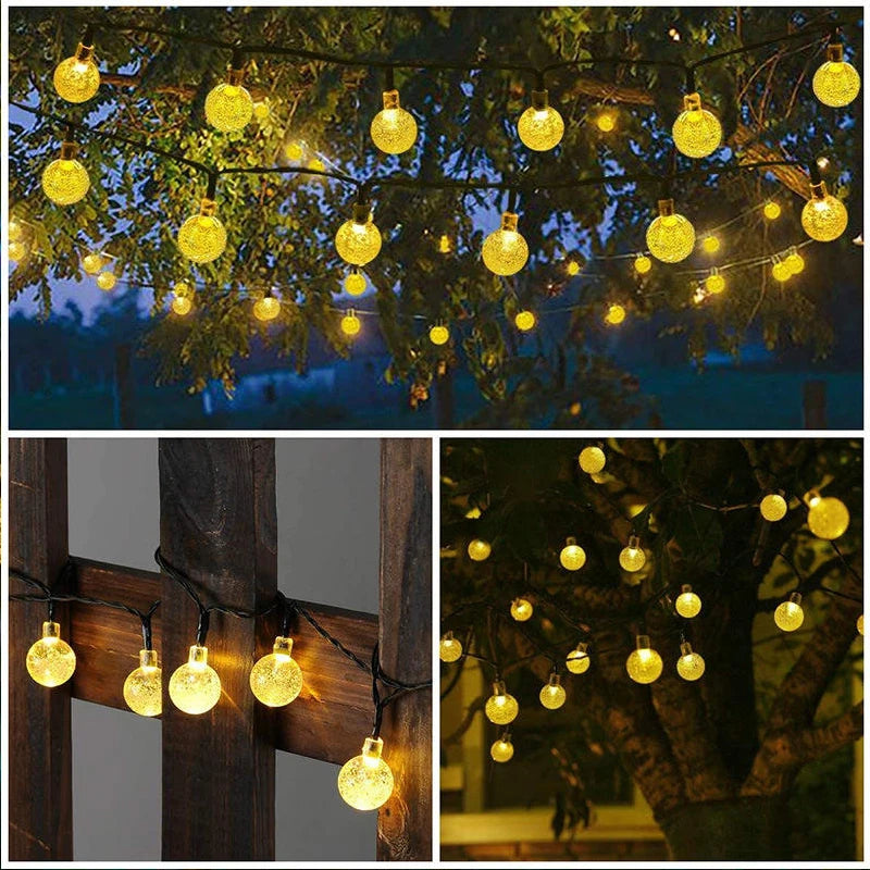 5m-12m solcelle LED-festonelys